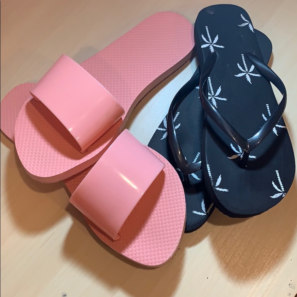 Two pairs flip flops